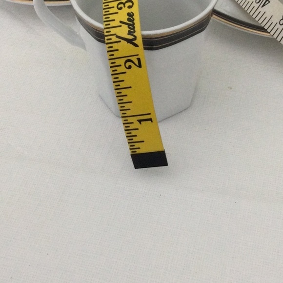 Two Christopher Stuart Black Dress Demitasse Cups like New - Picture 2 of 5